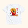 I Only Have Fries for You — garment mockup or size chart