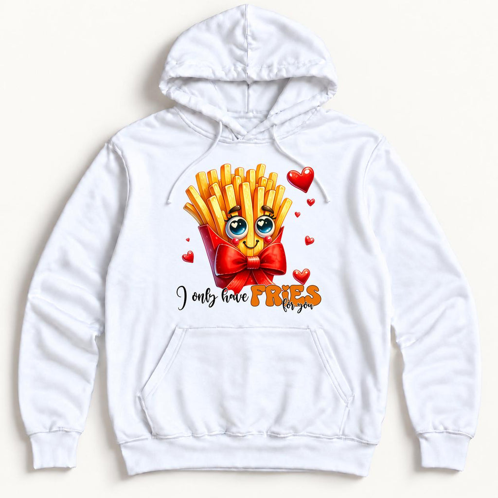 I Only Have Fries for You — garment mockup or size chart