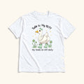 Talk to My Butt Goose — garment mockup or size chart