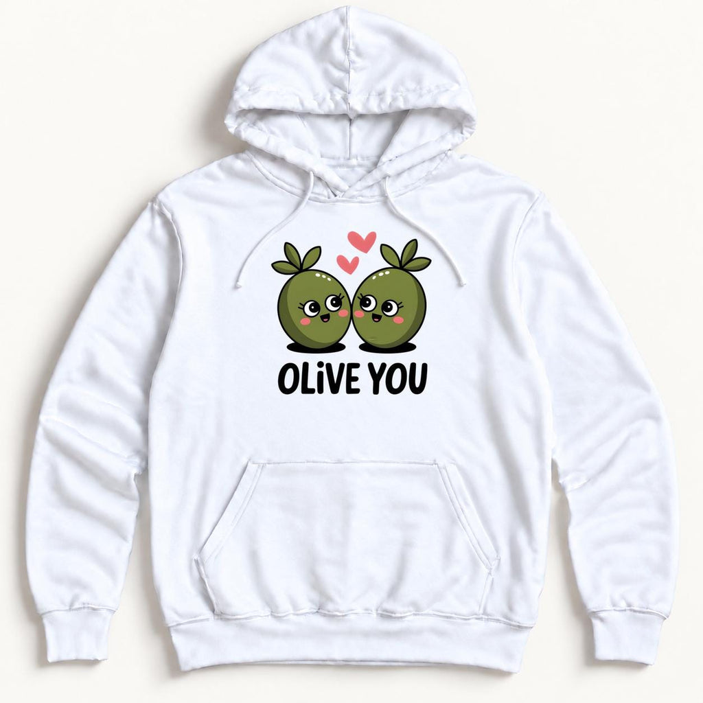 Olive You — garment mockup or size chart