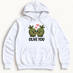Olive You — garment mockup or size chart