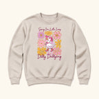 Sorry I'm Late Dilly Dallying Goose — garment mockup or size chart