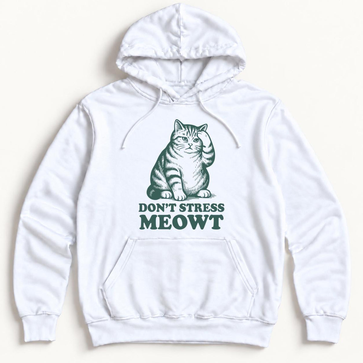 Don't Stress Meowt — garment mockup or size chart