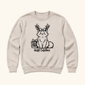 Merry Christmas Antler Cat — garment mockup or size chart