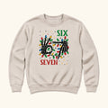 Six Seven Christmas Skeleton Hands — garment mockup or size chart