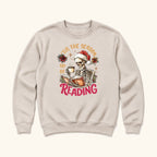 Tis the Season to Be Reading Skeleton — garment mockup or size chart