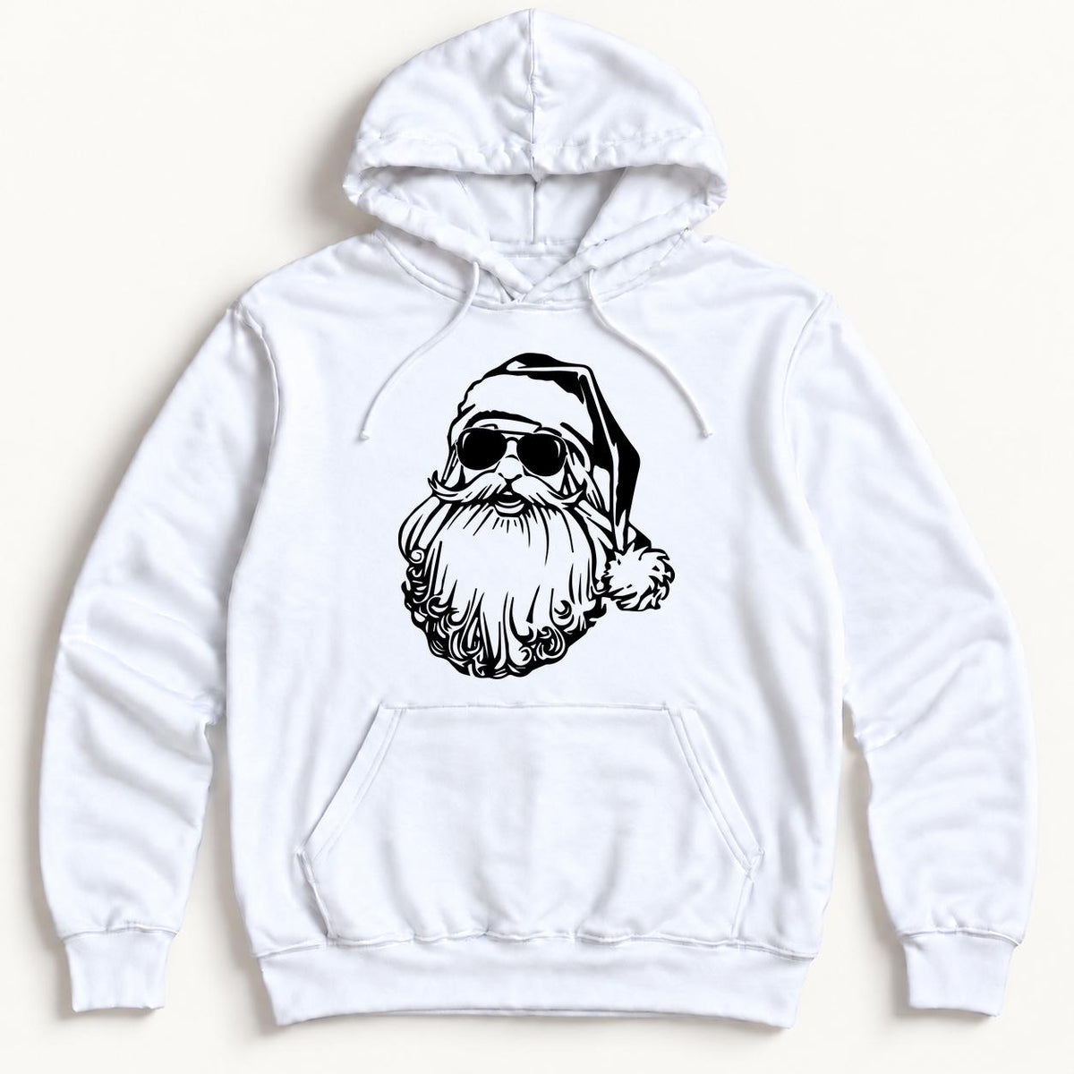 Santa Sunglasses — garment mockup or size chart