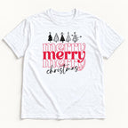Merry Merry Merry Christmas — garment mockup or size chart