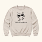 I'd Spend All 9 Lives With You Cat — garment mockup or size chart