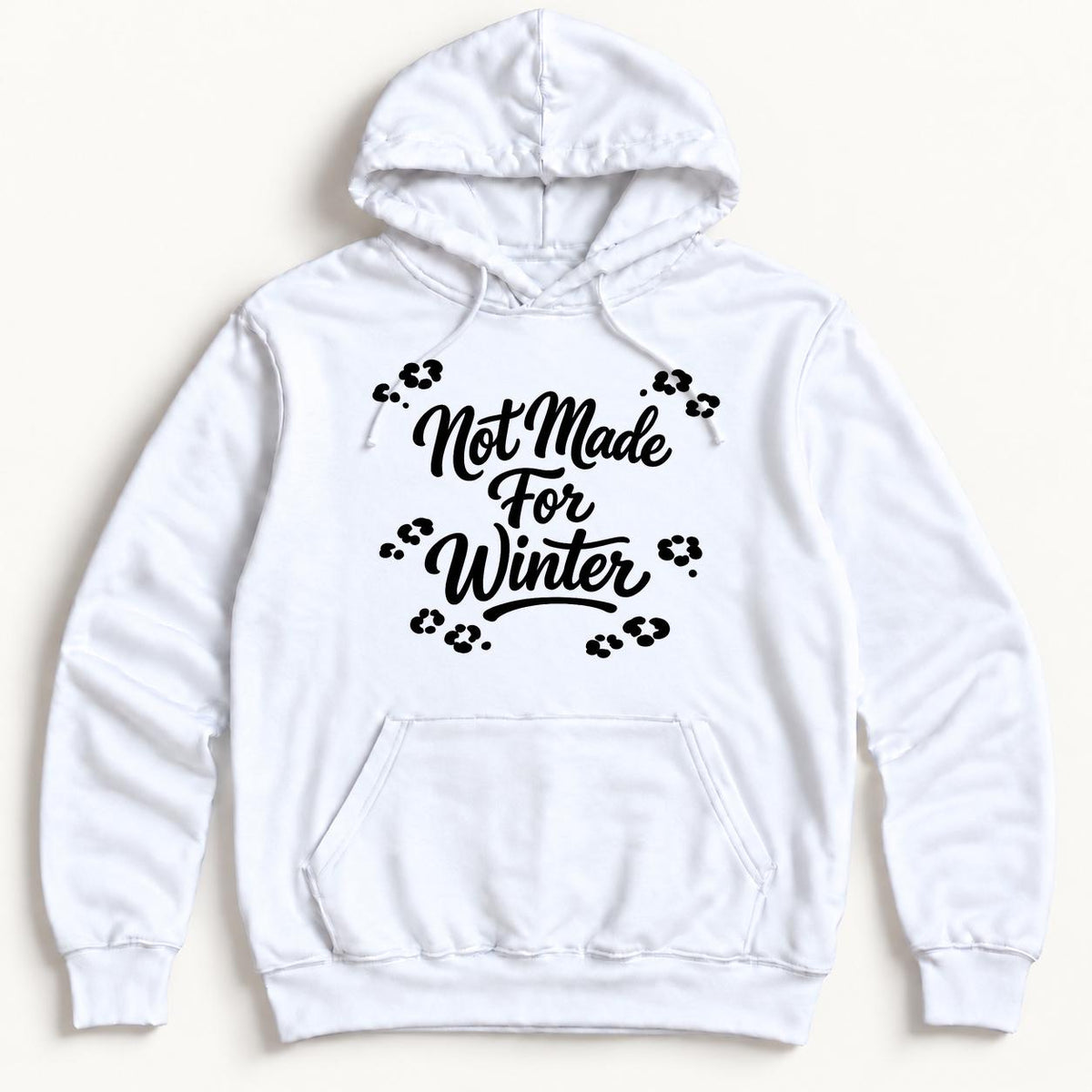 Not Made for Winter — garment mockup or size chart