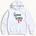 Sounds Suspish — Black Script and Red Drip Graphic — garment mockup or size chart