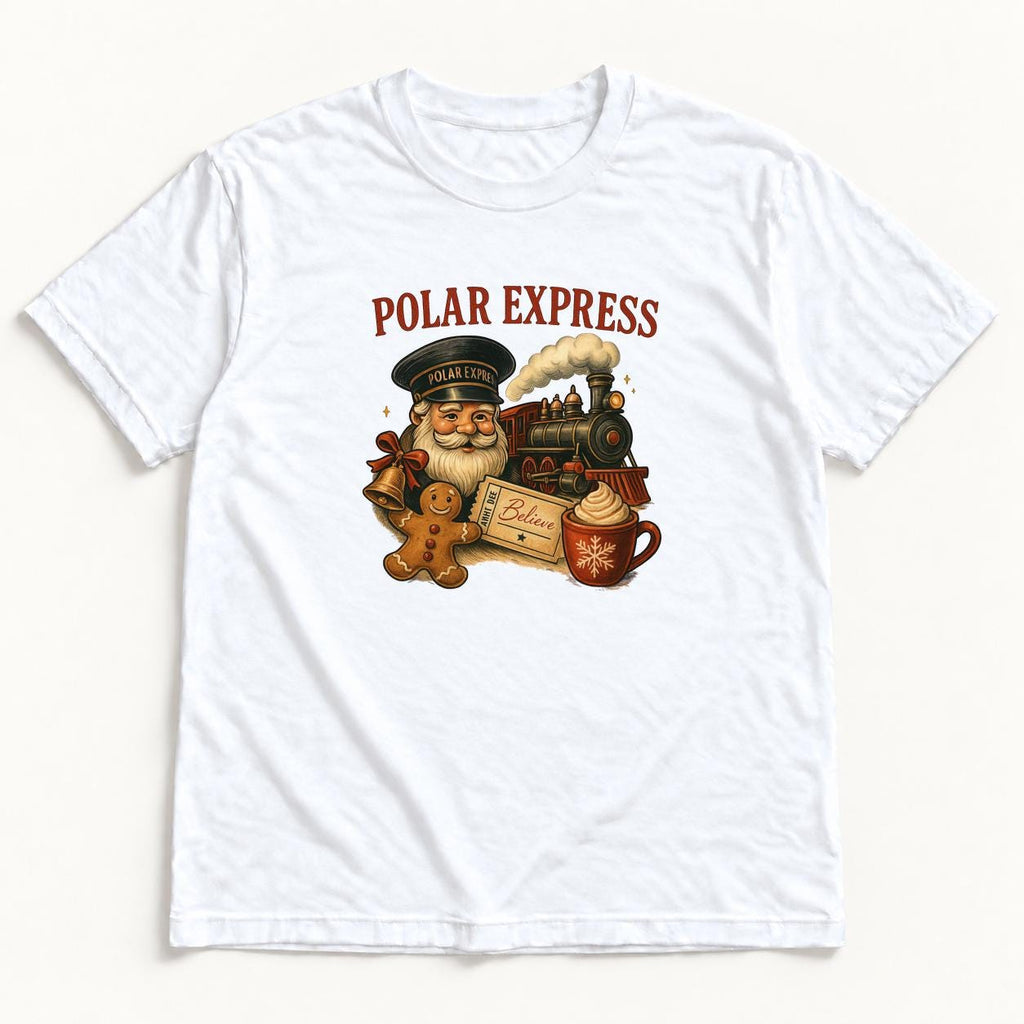 Polar Express — garment mockup or size chart