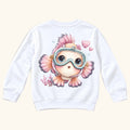 Cute Fish — garment mockup or size chart
