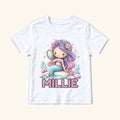 Personalized Mermaid — garment mockup or size chart