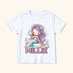Personalized Mermaid — garment mockup or size chart