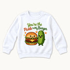 You’re the Pickle to My Burger — garment mockup or size chart