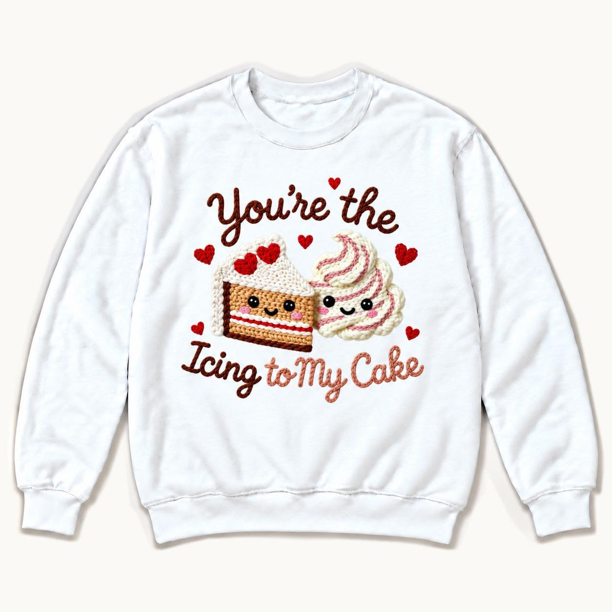You’re the Icing to My Cake — garment mockup or size chart