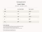 Coolest Valentine — Red Heart with Pink Sunglasses — garment mockup or size chart