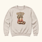 Absolutely Thriving Raccoon — garment mockup or size chart
