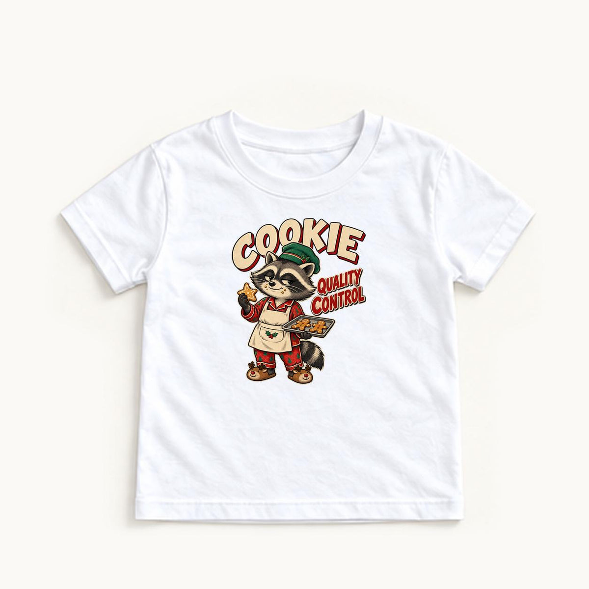 Cookie Quality Control — garment mockup or size chart