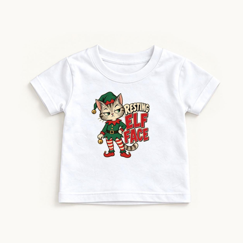 Resting Elf Face — garment mockup or size chart