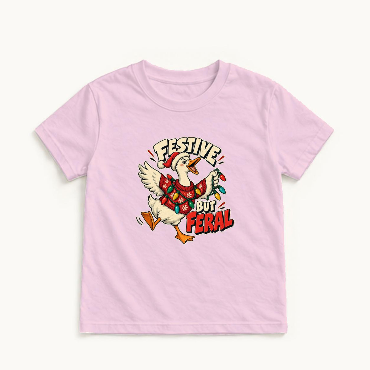 Festive But Feral — garment mockup or size chart