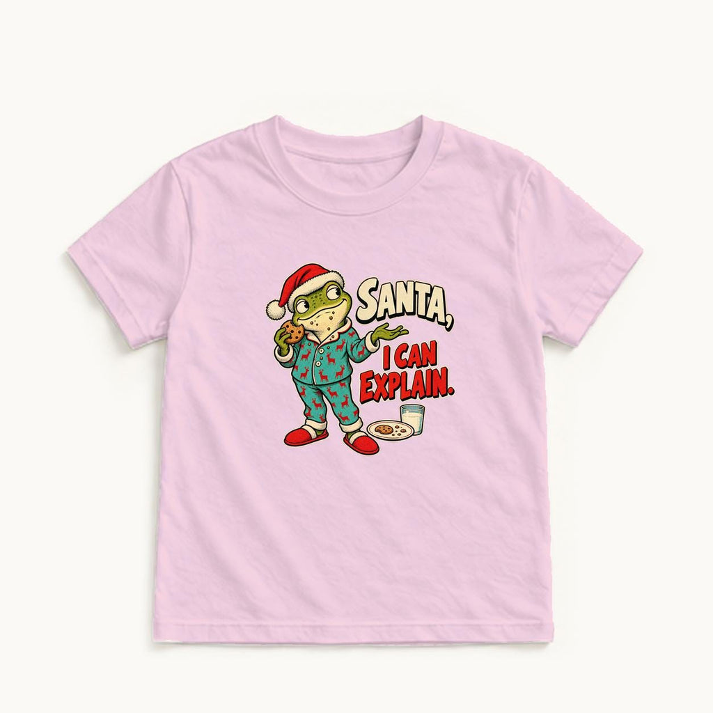 Santa I Can Explain — garment mockup or size chart