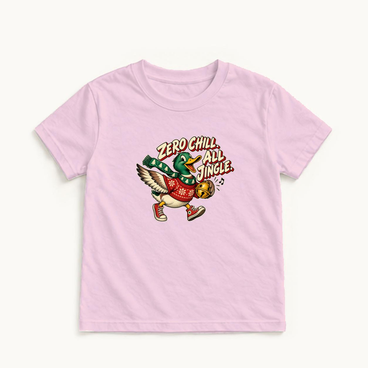 Zero Chill All Jingle — garment mockup or size chart