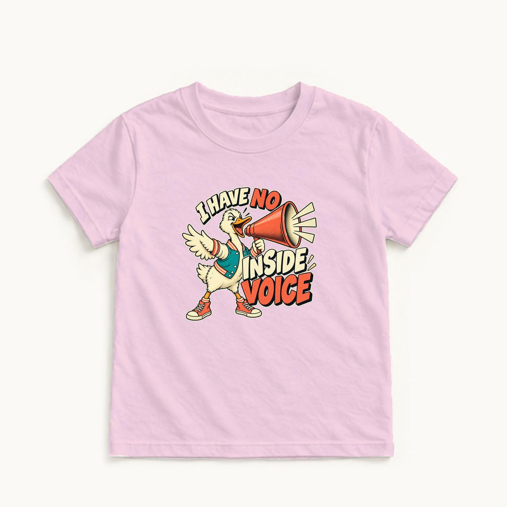 I Have No Inside Voice — garment mockup or size chart