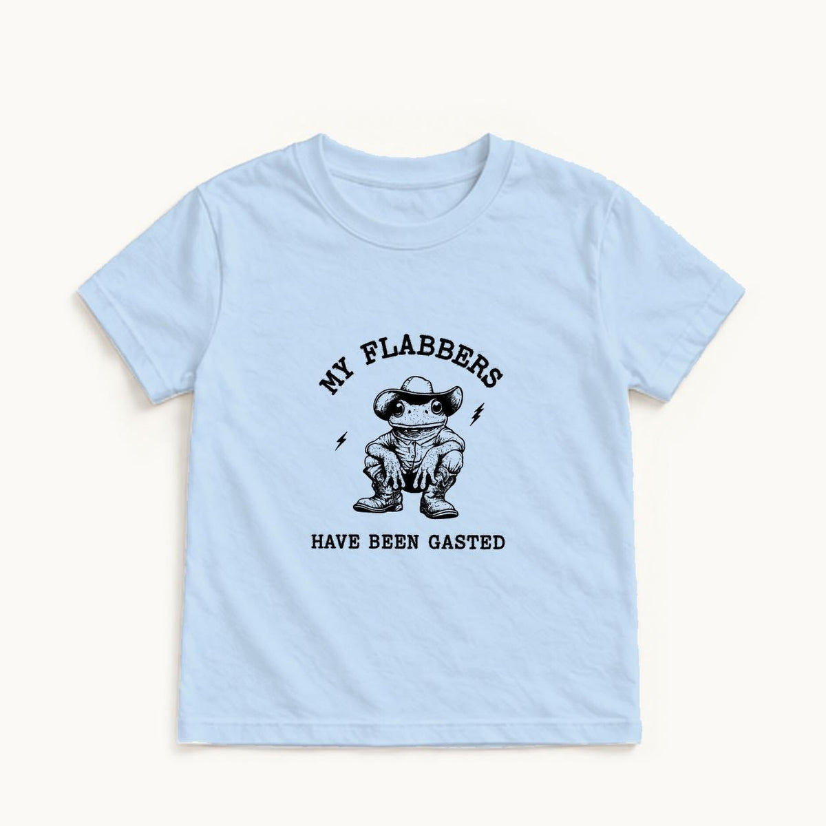 My Flabbers Have Been Gasted — garment mockup or size chart