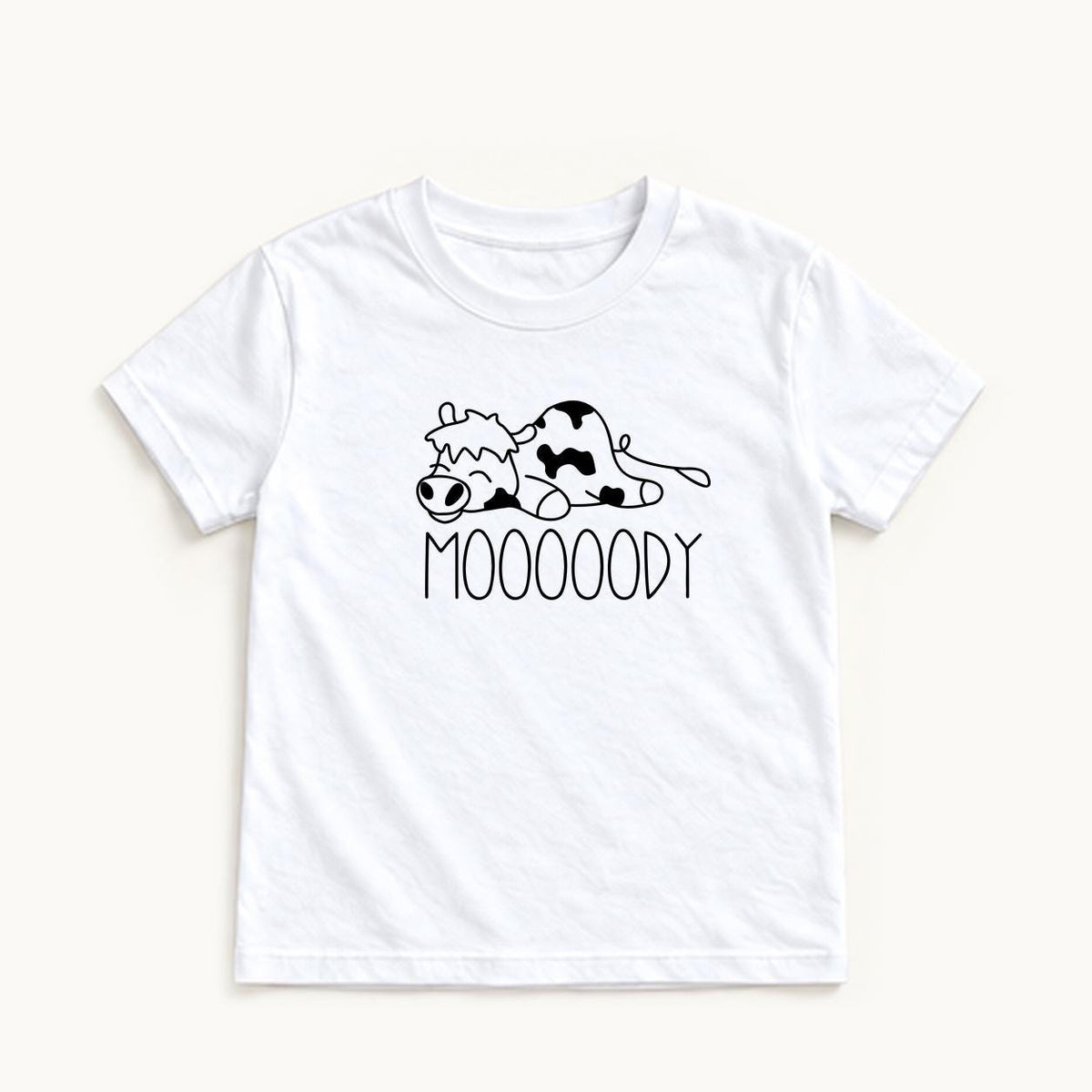 Moody Cow — garment mockup or size chart