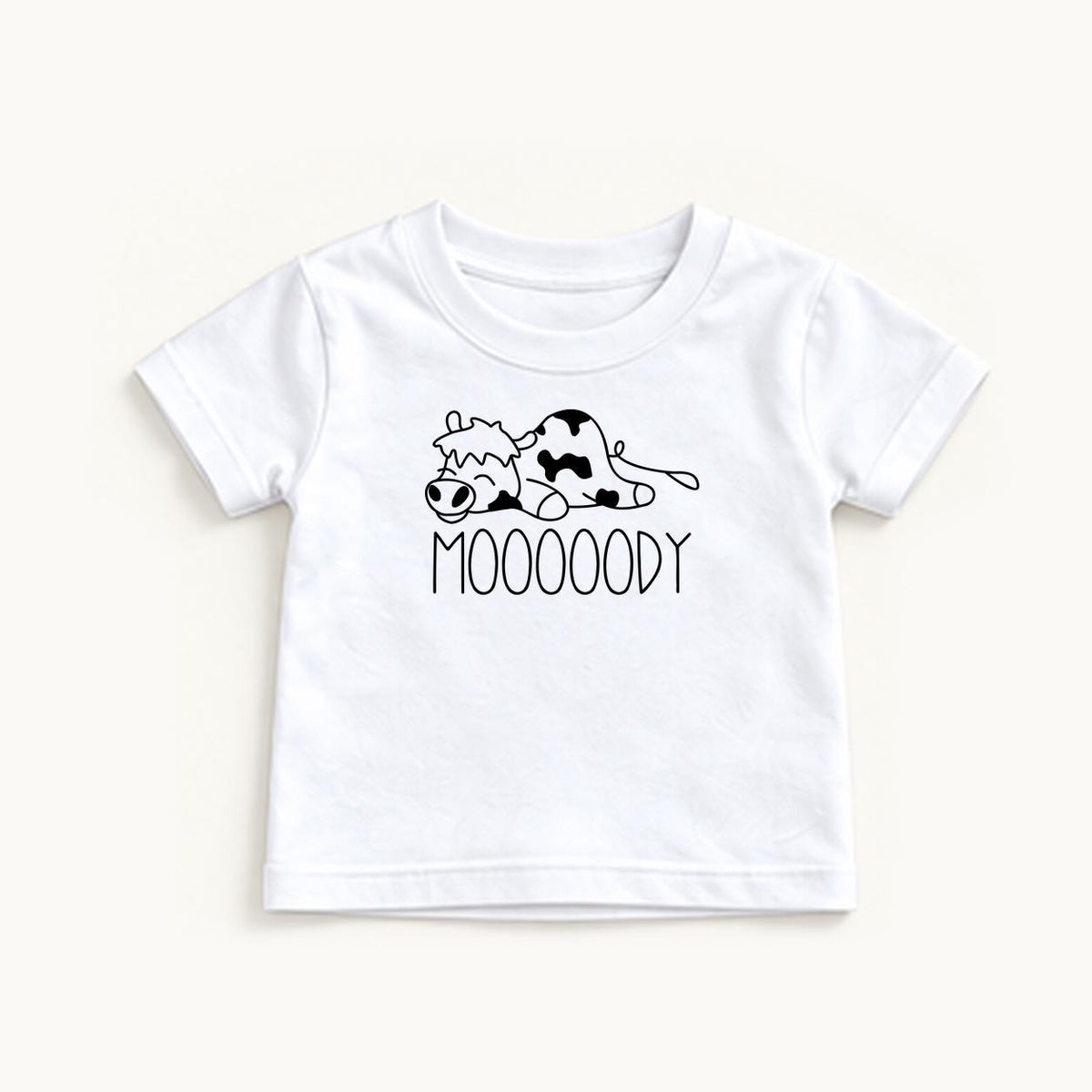 Moody Cow — garment mockup or size chart