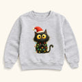 Christmas Lights Cat — garment mockup or size chart