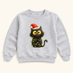 Christmas Lights Cat — garment mockup or size chart