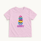 Personalized Stacked Birds — garment mockup or size chart