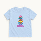 Personalized Stacked Birds — garment mockup or size chart
