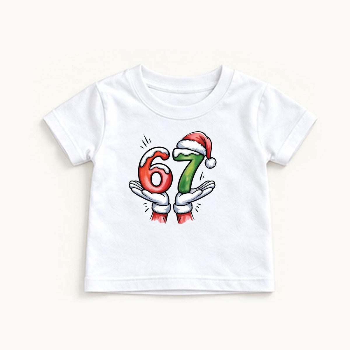 67 Six Seven Santa — garment mockup or size chart