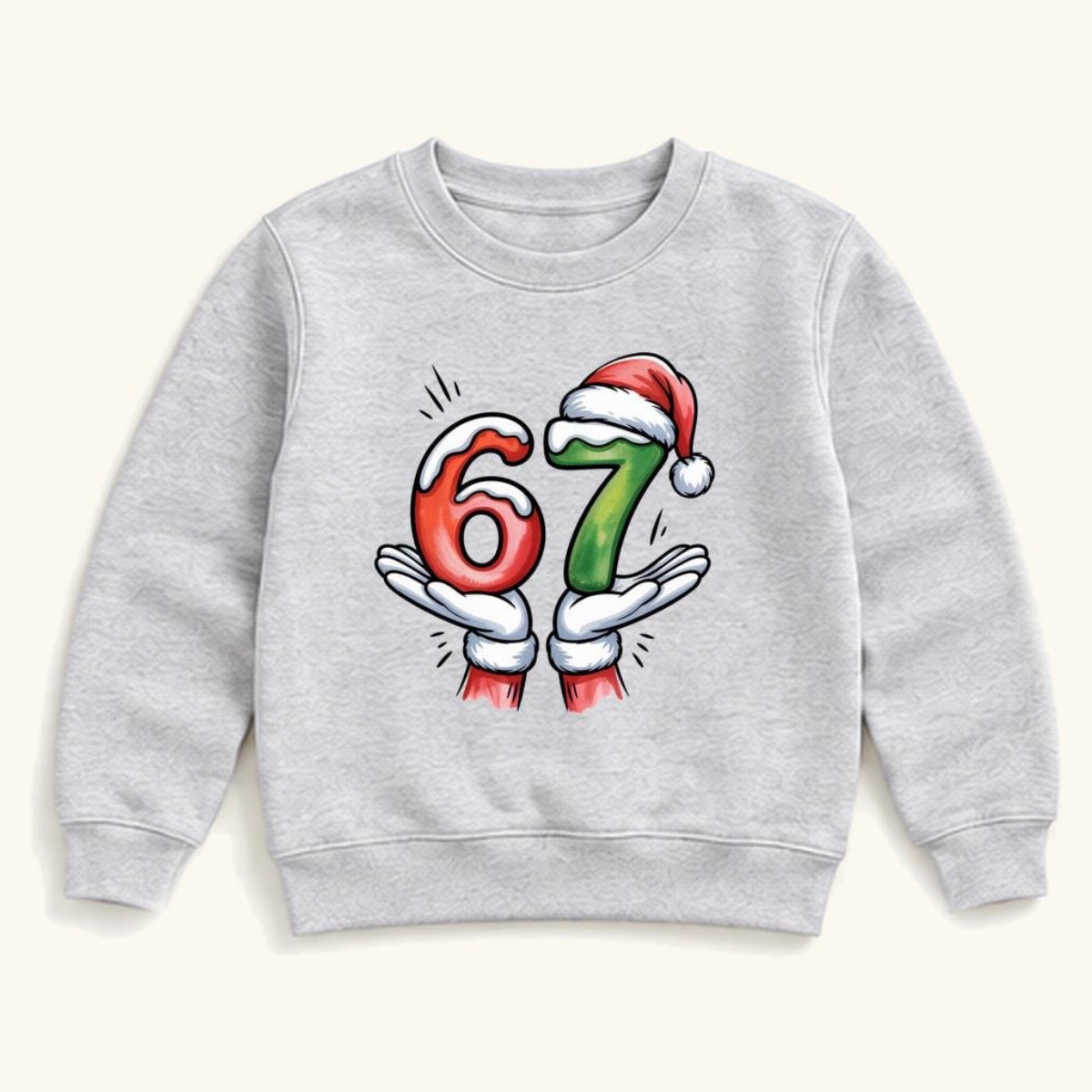 67 Six Seven Santa — garment mockup or size chart