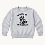 Funny Raccoon — garment mockup or size chart