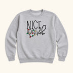 Nice-ish Christmas — garment mockup or size chart