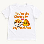 Cheese to My Macaroni — garment mockup or size chart