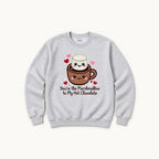 Marshmallow Hot Chocolate — garment mockup or size chart