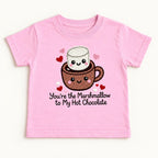Marshmallow Hot Chocolate — garment mockup or size chart