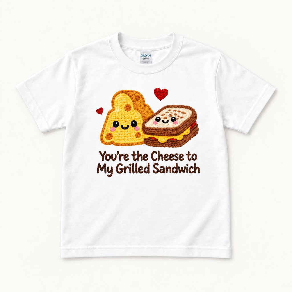 Cheese to My Grilled Sandwich — garment mockup or size chart