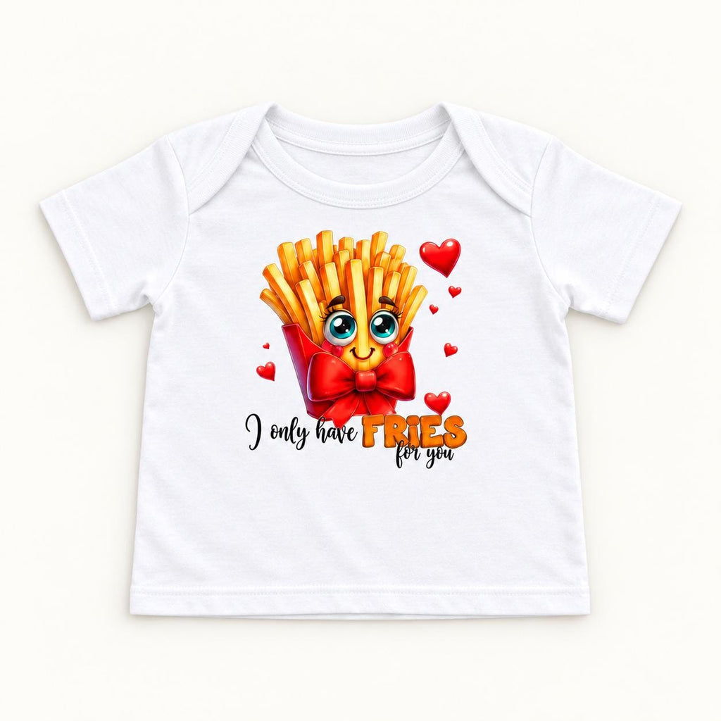 I Only Have Fries for You — garment mockup or size chart