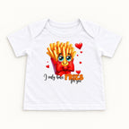 I Only Have Fries for You — garment mockup or size chart