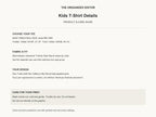 Coffee to My Donut — garment mockup or size chart