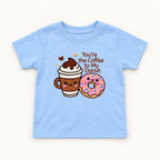 Coffee to My Donut — garment mockup or size chart
