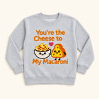 Cheese to My Macaroni — garment mockup or size chart
