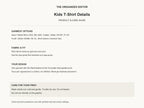 Marshmallow Hot Chocolate — garment mockup or size chart